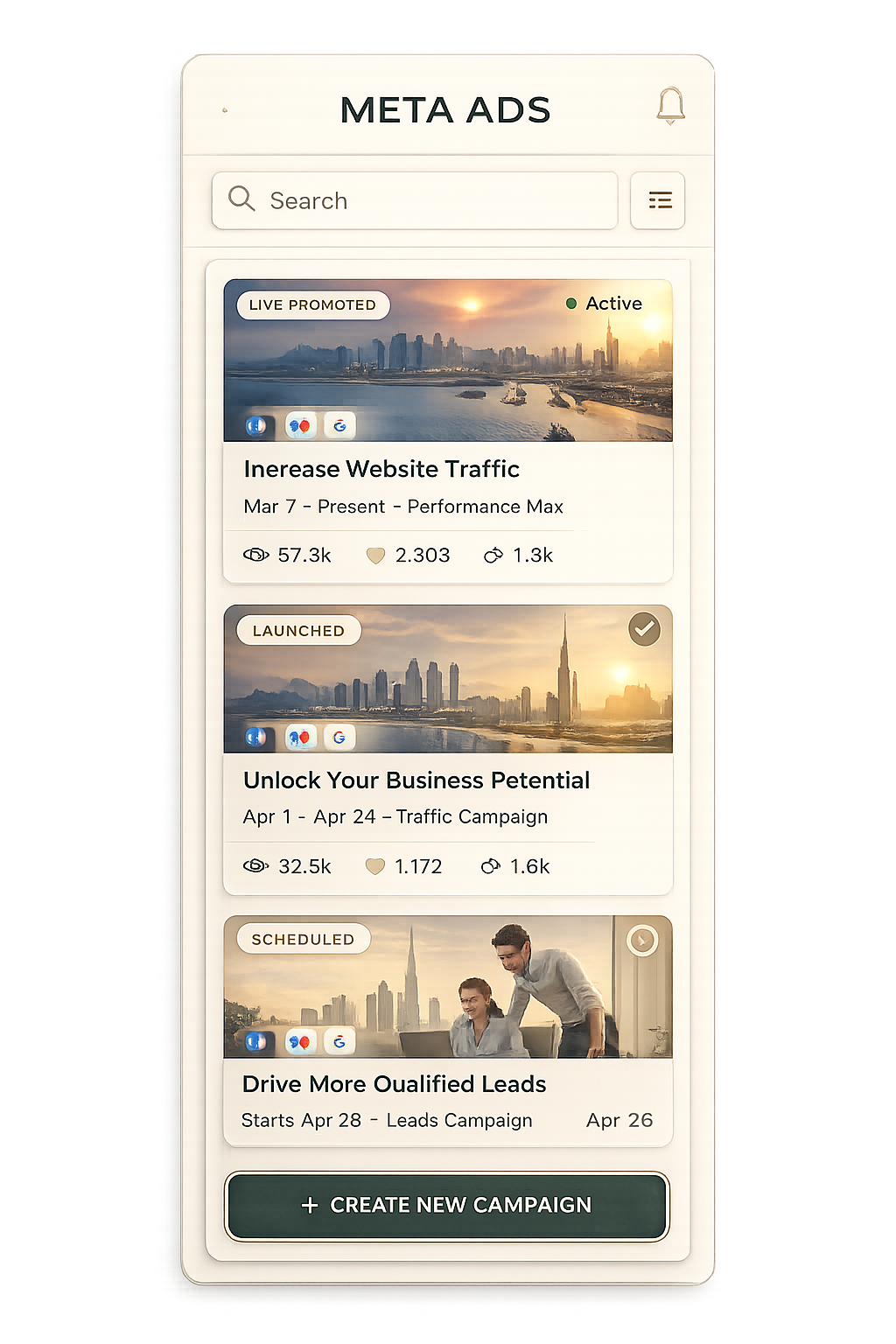Paid ads management visual
